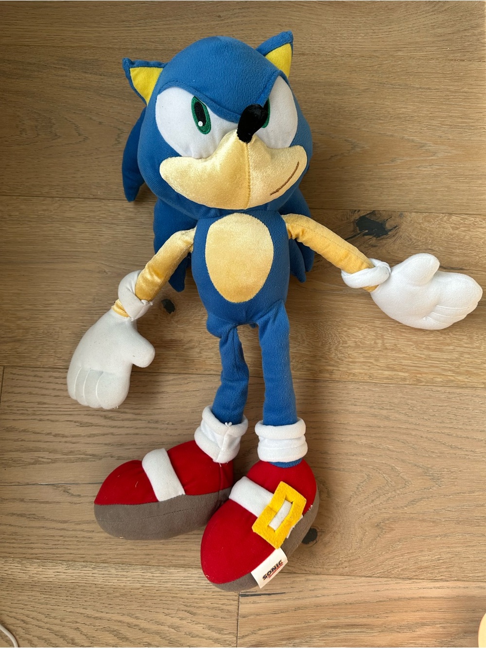 Sonic the Hedgehog Speed Unlimited Accent Kids' Pillow Buddy Blue/Yellow